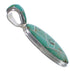 Turquoise And Silver Southwestern Jewelry Pendant PX30726